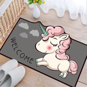 Combo Thảm Trải Sàn BK09, Thảm Lau Chân 3D Hình Thú, Thảm Bếp Thảm Lông Chống Trượt,Chống Hôi Chân,Thấm Hút Tốt