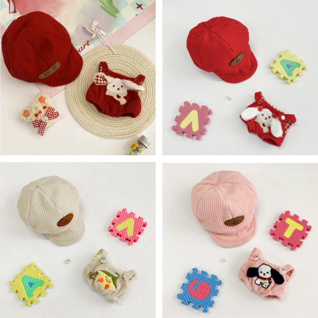 Outfit doll 10cm, 20cm - Quần áo liền thân búp bê bông 10cm, 20cm tủ Forest