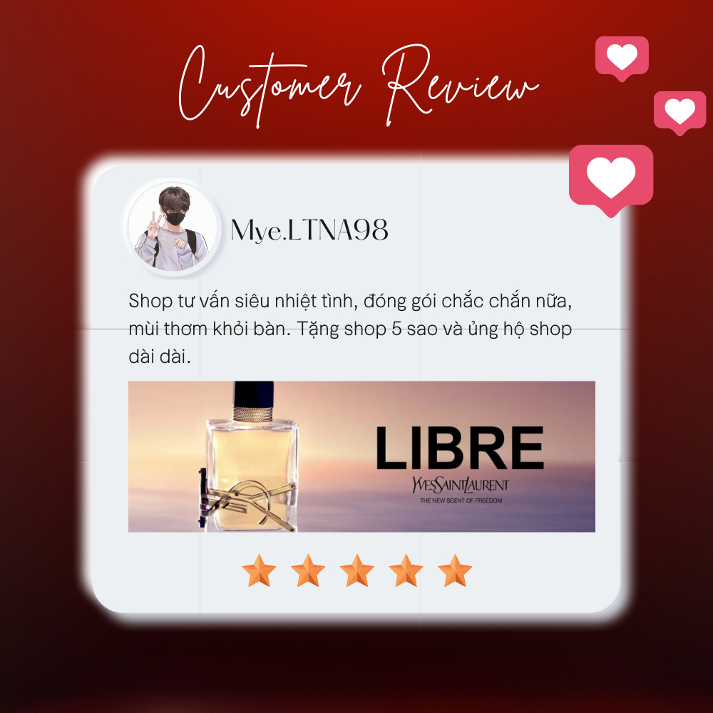 Nước hoa nữ ysl libre edp dung tích 10ml nồng nàn ấm áp- DIANA STORE