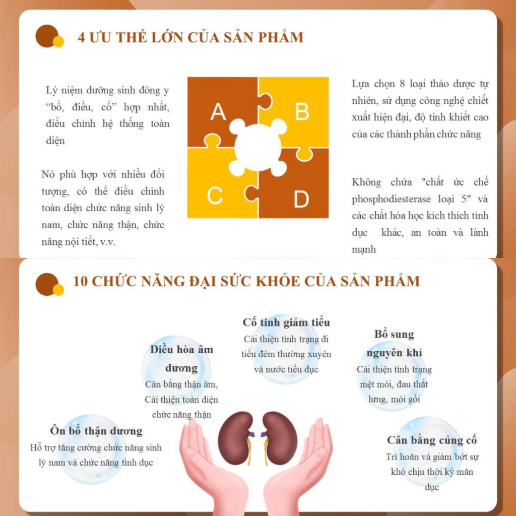 BỔ THẬN THIÊN SƯ - TPBVSK Viên Bổ thận - Thiên Sư - 60 Viên