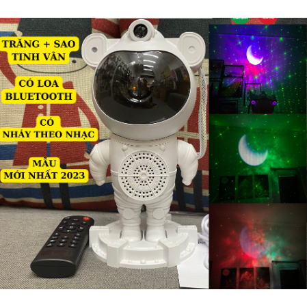 Loa Bluetooth Phi Hành Gia - Đèn Chiếu Sao, Điều Khiển Từ Xa - Bảo Hành 06 Tháng