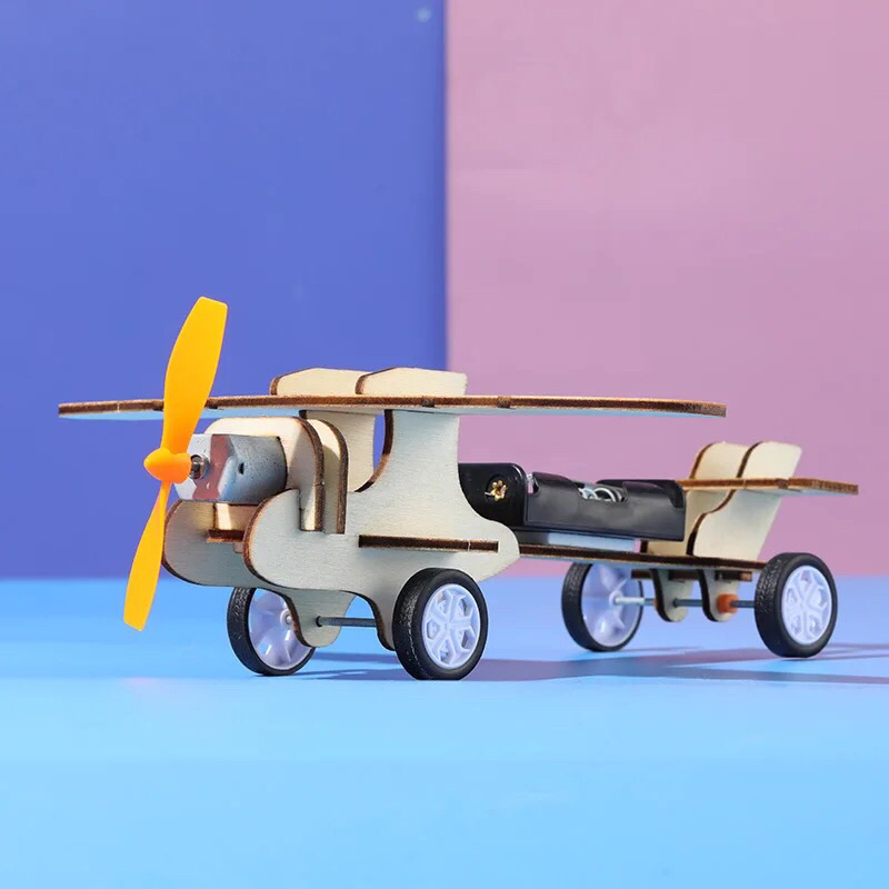 Đồ Chơi Stem Bộ Lắp Ghép Máy Bay Phản Lực Bằng Gỗ Theo Phương Pháp Giáo Dục Khoa Học Stem Steam
