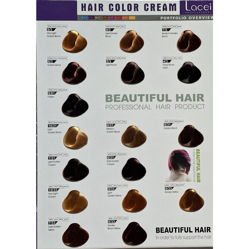 Kem Nhuộm tóc Lacei - Sỉ LH Z.A.L.O - Hàng chuẩn công ty - Chưa Kèm Oxy