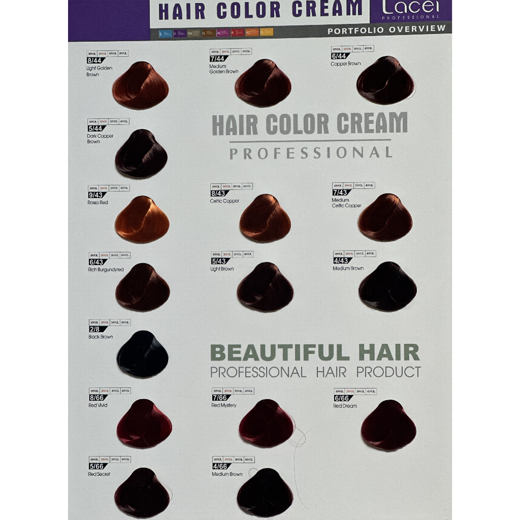 Kem Nhuộm tóc Lacei - Sỉ LH Z.A.L.O - Hàng chuẩn công ty - Chưa Kèm Oxy