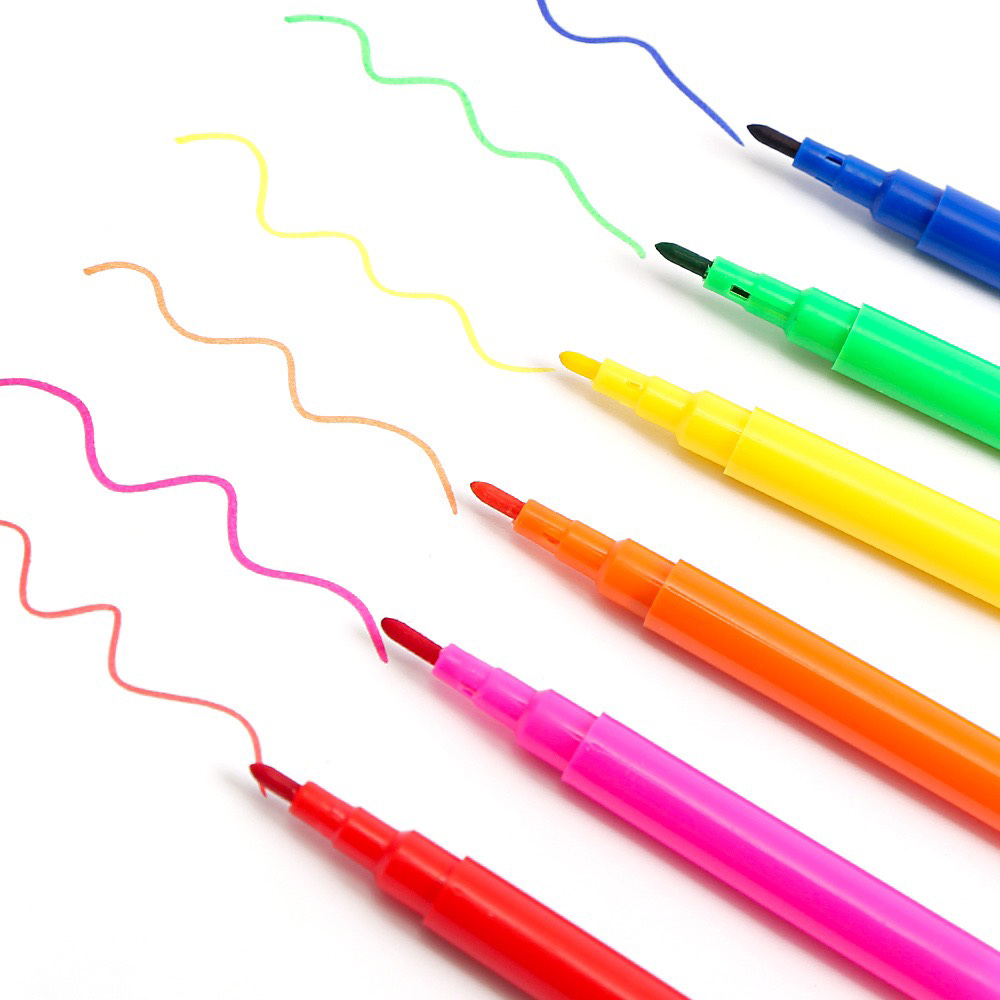Bút Màu Dạ Nước Tô Màu Màu Vẽ Mỹ Thuật, Giúp Trẻ Tô Màu Vẽ Tranh Sáng Tạo Tăng Khả Sáng Tạo Cho Bé