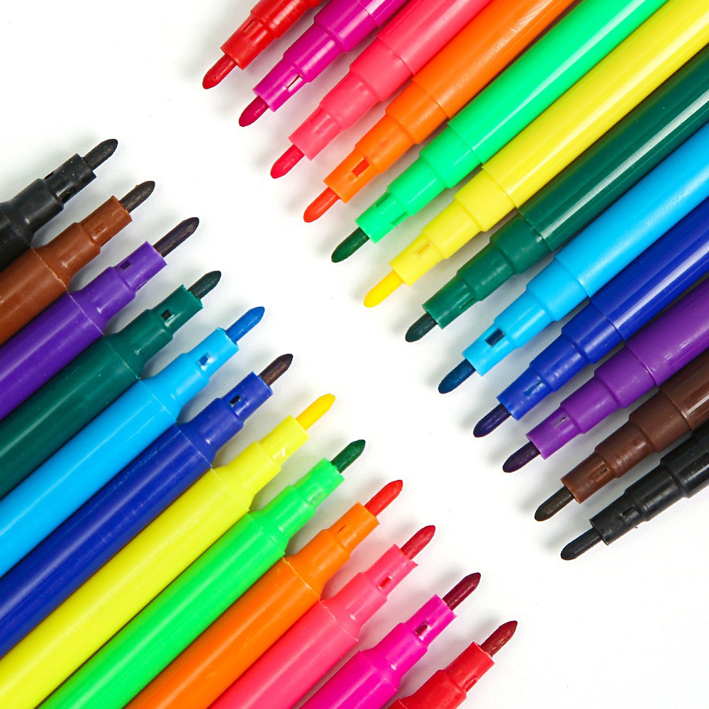 Bút Màu Dạ Nước Tô Màu Màu Vẽ Mỹ Thuật, Giúp Trẻ Tô Màu Vẽ Tranh Sáng Tạo Tăng Khả Sáng Tạo Cho Bé