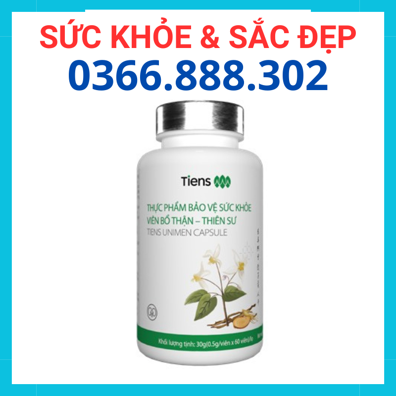 BỔ THẬN THIÊN SƯ - TPBVSK Viên Bổ thận - Thiên Sư - 60 Viên