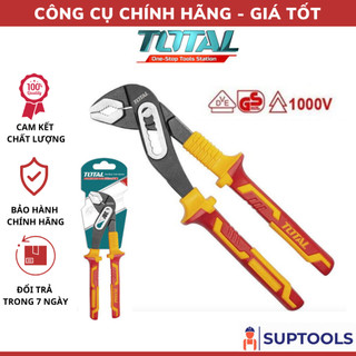 Kìm mỏ quạ cách điện 250mm TOTAL THTIP28101 kềm mở ống nước (Đồ nghề Chính Hãng)