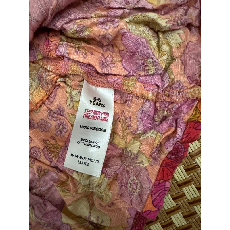 Váy Next cho bé size 5-6y tầm 22kg đổ lại