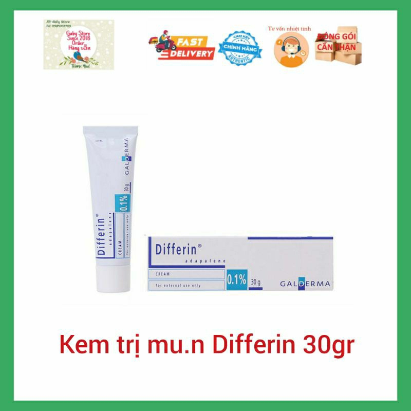 Kem dưỡng cho Da mụn Differ** 30gr