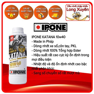 Nhớt Ipone Katana xe số 10w40 gốc Ester