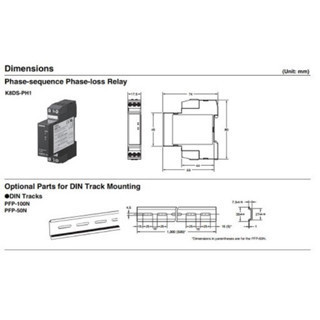 Rơle bảo vệ điện áp Omron K8DS-PH1