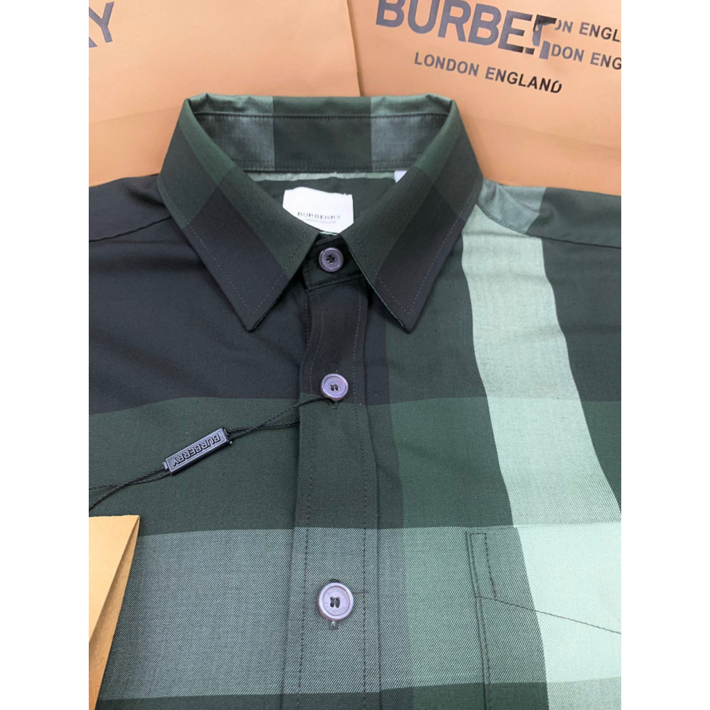 Sơ mi kẻ nam  Burbery bản Like Au 1:1 cao cấp nhất