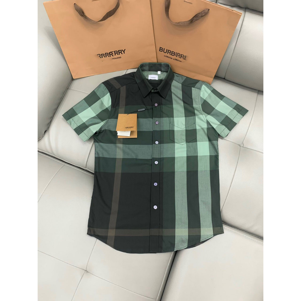 Sơ mi kẻ nam  Burbery bản Like Au 1:1 cao cấp nhất