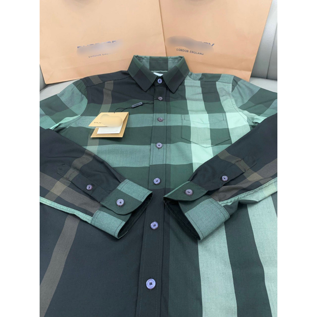 Sơ mi kẻ nam  Burbery bản Like Au 1:1 cao cấp nhất
