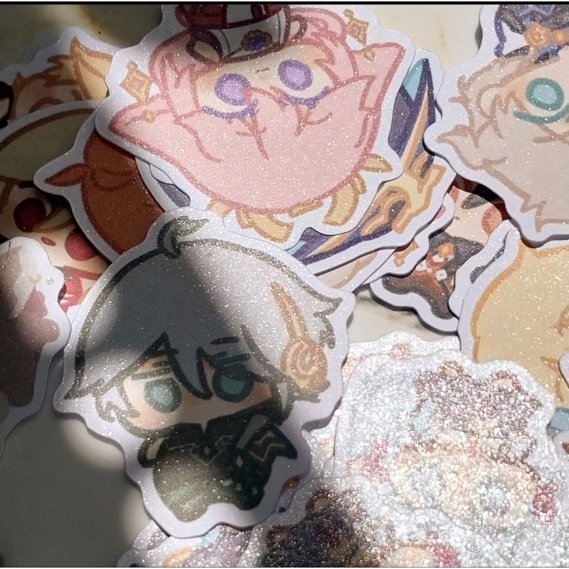 Hình dán Genshin Impact mỗi gói 5 sticker