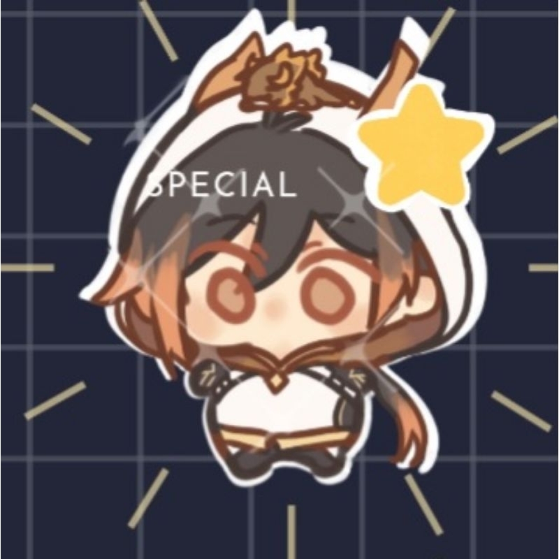 Hình dán Genshin Impact mỗi gói 5 sticker