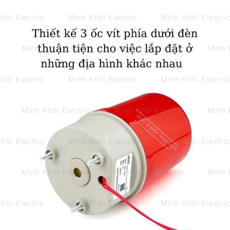 Đèn quay cảnh báo công trình thi công xoay tròn, đèn led xoay báo tín hiệu,đèn báo động