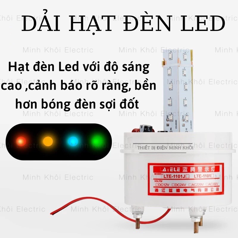 Đèn quay cảnh báo công trình thi công xoay tròn, đèn led xoay báo tín hiệu,đèn báo động