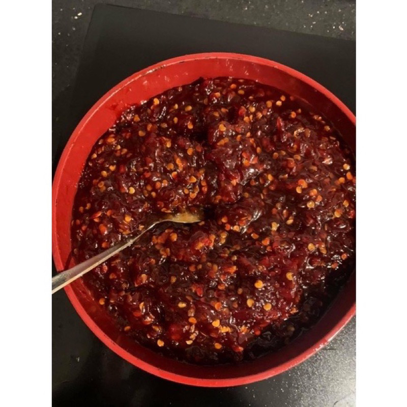 Bánh tráng ớt rim muối nhuyễn