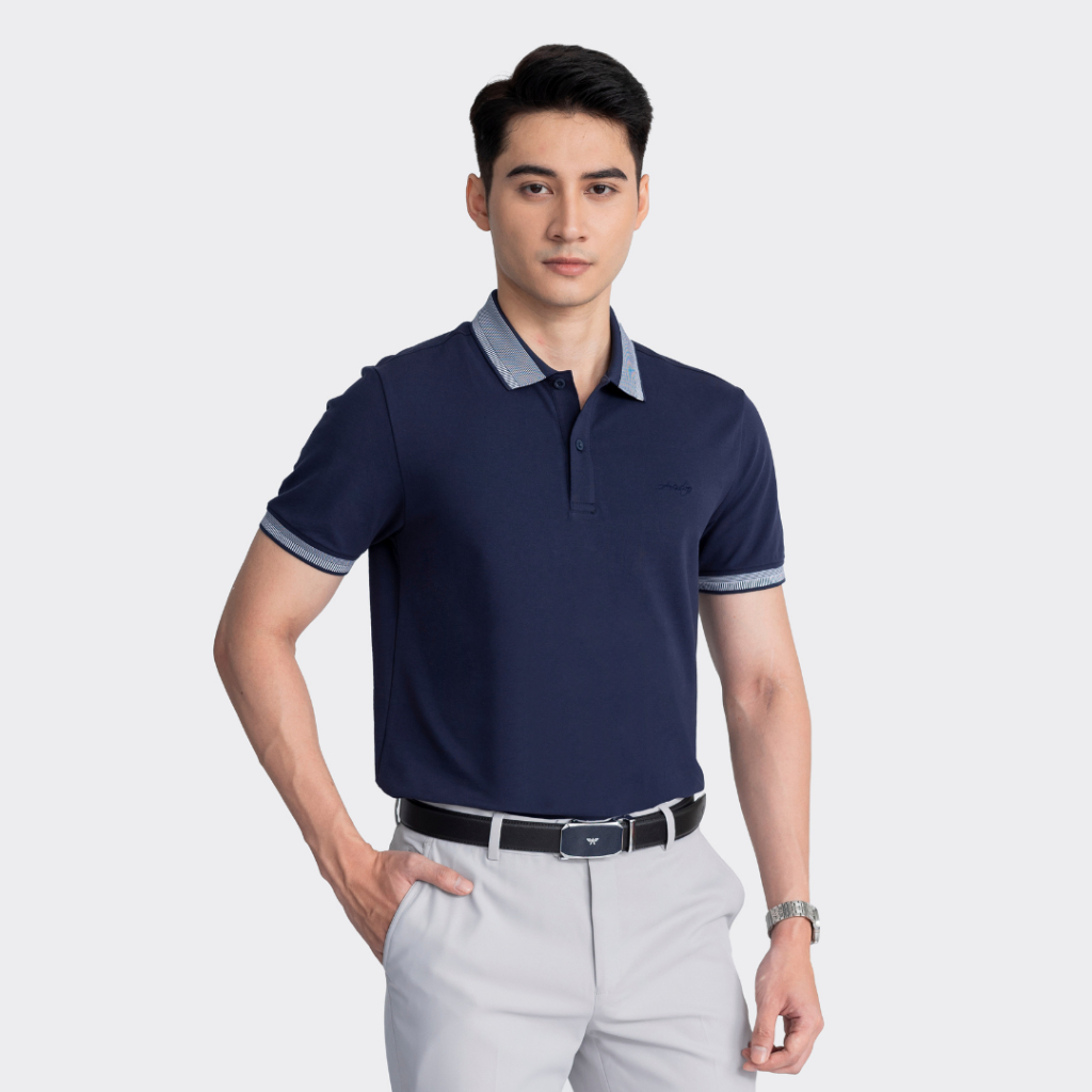 [MỚI] Áo polo nam ARISTINO phom Regular fit, chất liệu Cotton Organic mềm mại, màu sắc trẻ trung - APS165S3