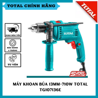 Máy khoan búa 13mm-710w total tg107136e hàng chính hãng