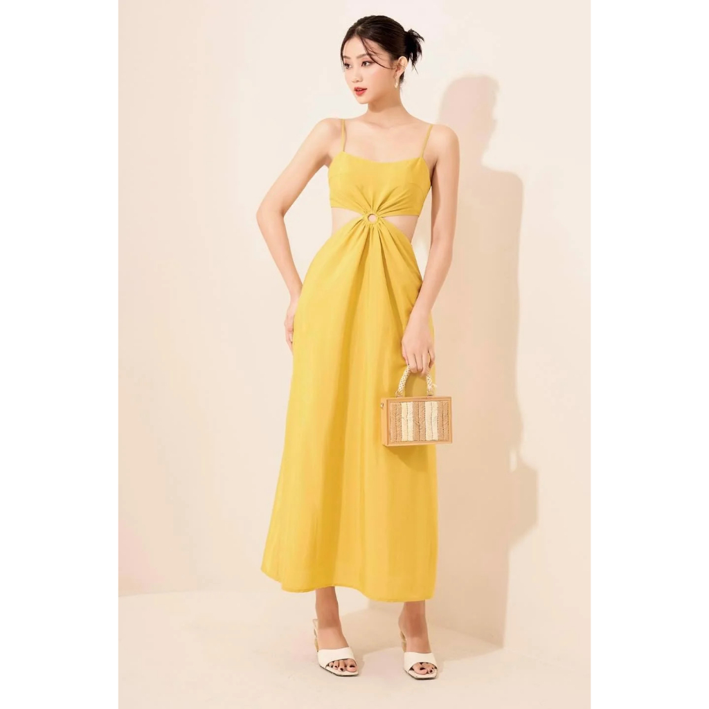 Đầm 2 dây maxi cut-out - Everluxe