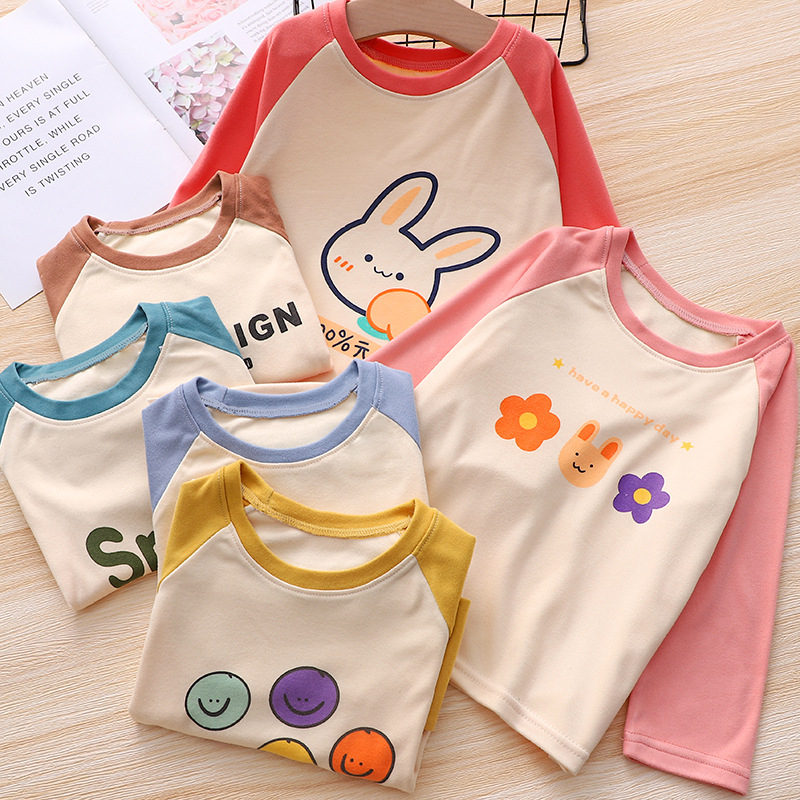 Áo Dài Tay Cho Bé - Áo Thu Đông Tay Dài Cho Bé Trai Bé Gái Chất Liệu Cotton Mềm Mịn Hàng QCCC