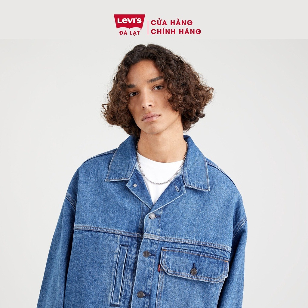 Áo khoác bò áo jean nam màu xanh Levi's A0638-0000