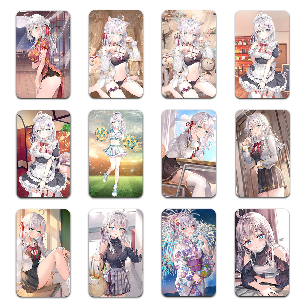 Thẻ Card Bo Góc in 2 mặt Anime Manga Light Novel Arya Bàn Bên - Giấy Dày Cứng - Có Cán Màng – 2D Tộc Shop