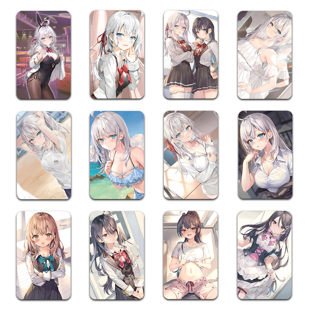 Thẻ Card Bo Góc in 2 mặt Anime Manga Light Novel Arya Bàn Bên - Giấy Dày Cứng - Có Cán Màng – 2D Tộc Shop