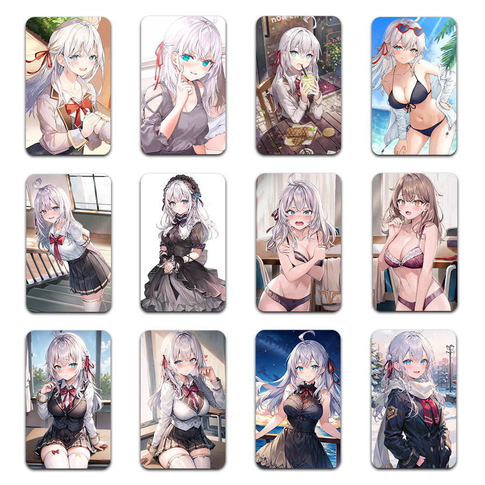 Thẻ Card Bo Góc in 2 mặt Anime Manga Light Novel Arya Bàn Bên - Giấy Dày Cứng - Có Cán Màng – 2D Tộc Shop