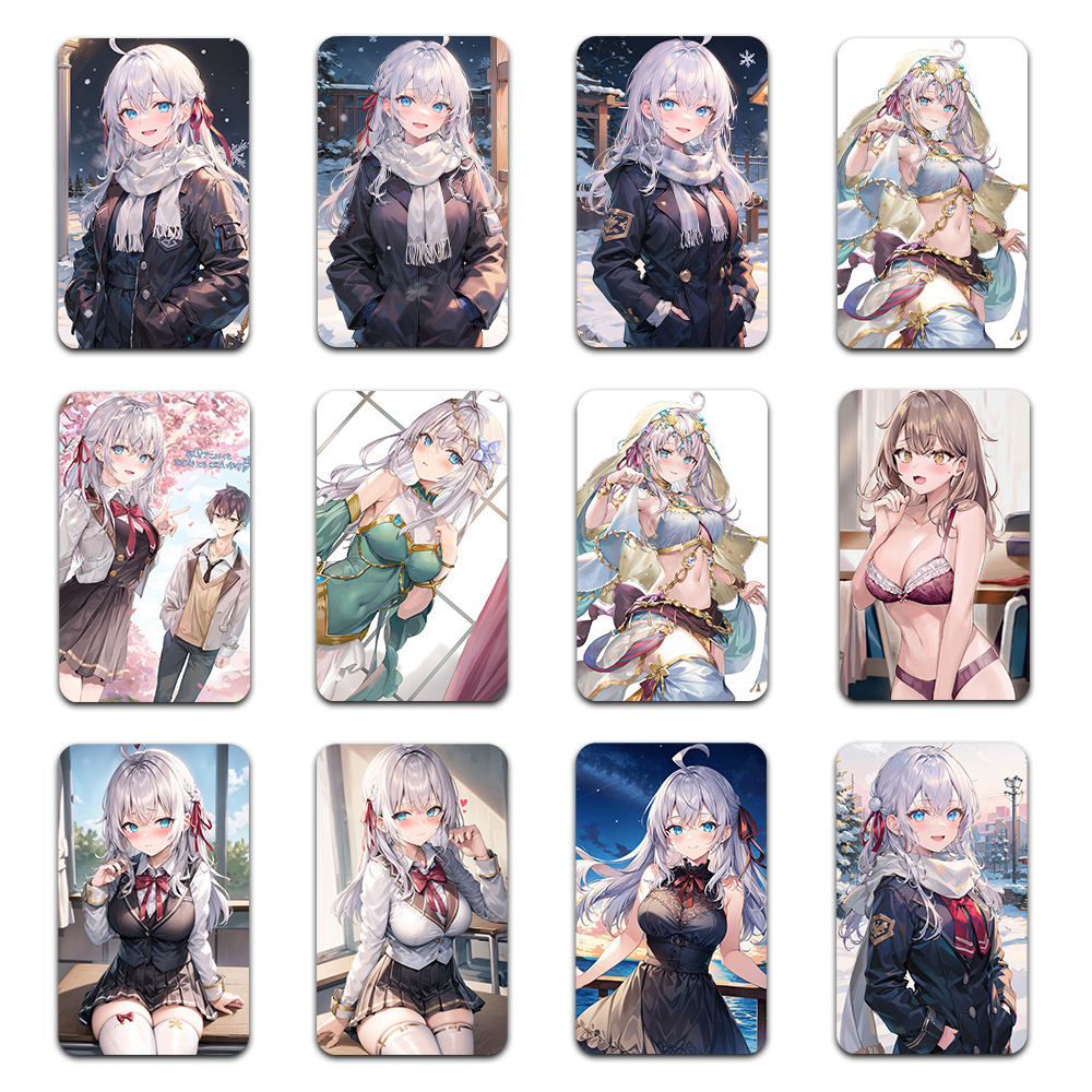 Thẻ Card Bo Góc in 2 mặt Anime Manga Light Novel Arya Bàn Bên - Giấy Dày Cứng - Có Cán Màng – 2D Tộc Shop