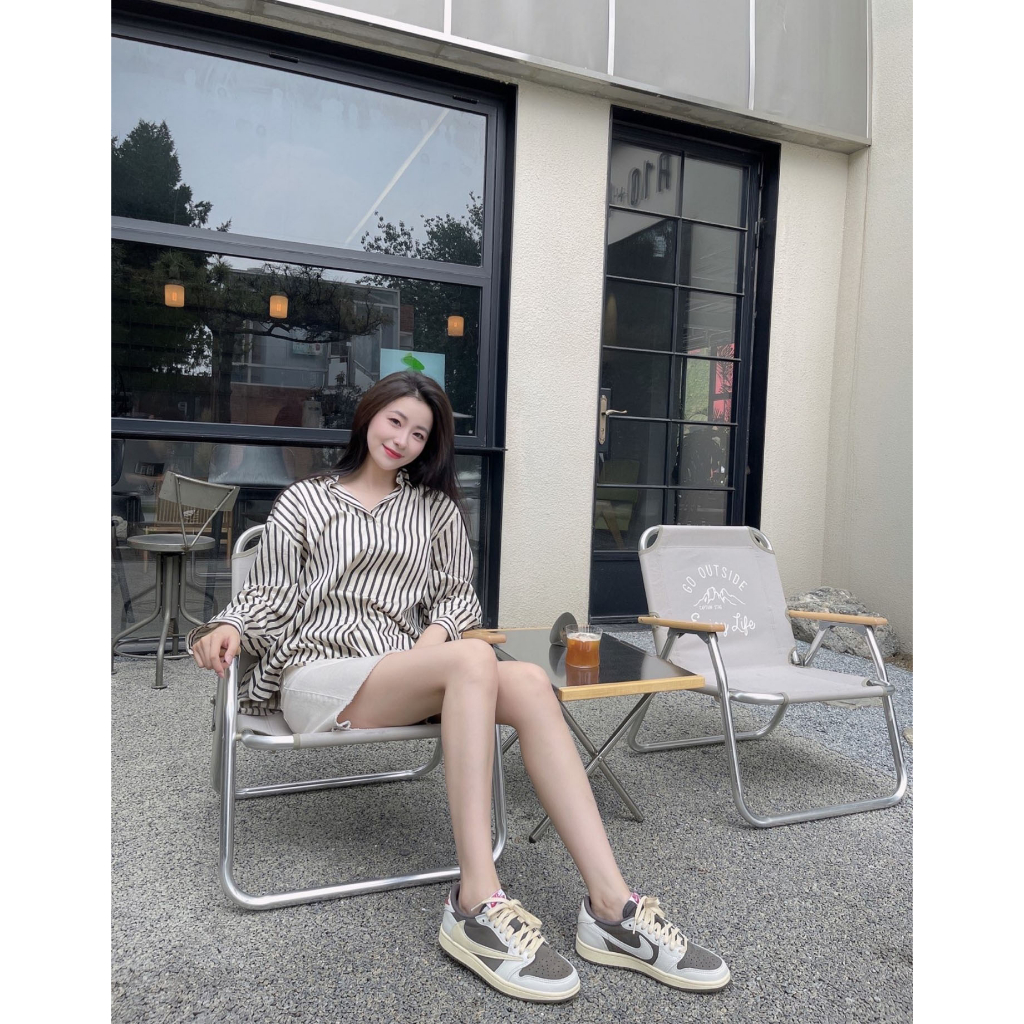 Giày thể thao Nike Jordan 1 barb giày thể thao giày dép thời trang cao cấp vật liệu da bò