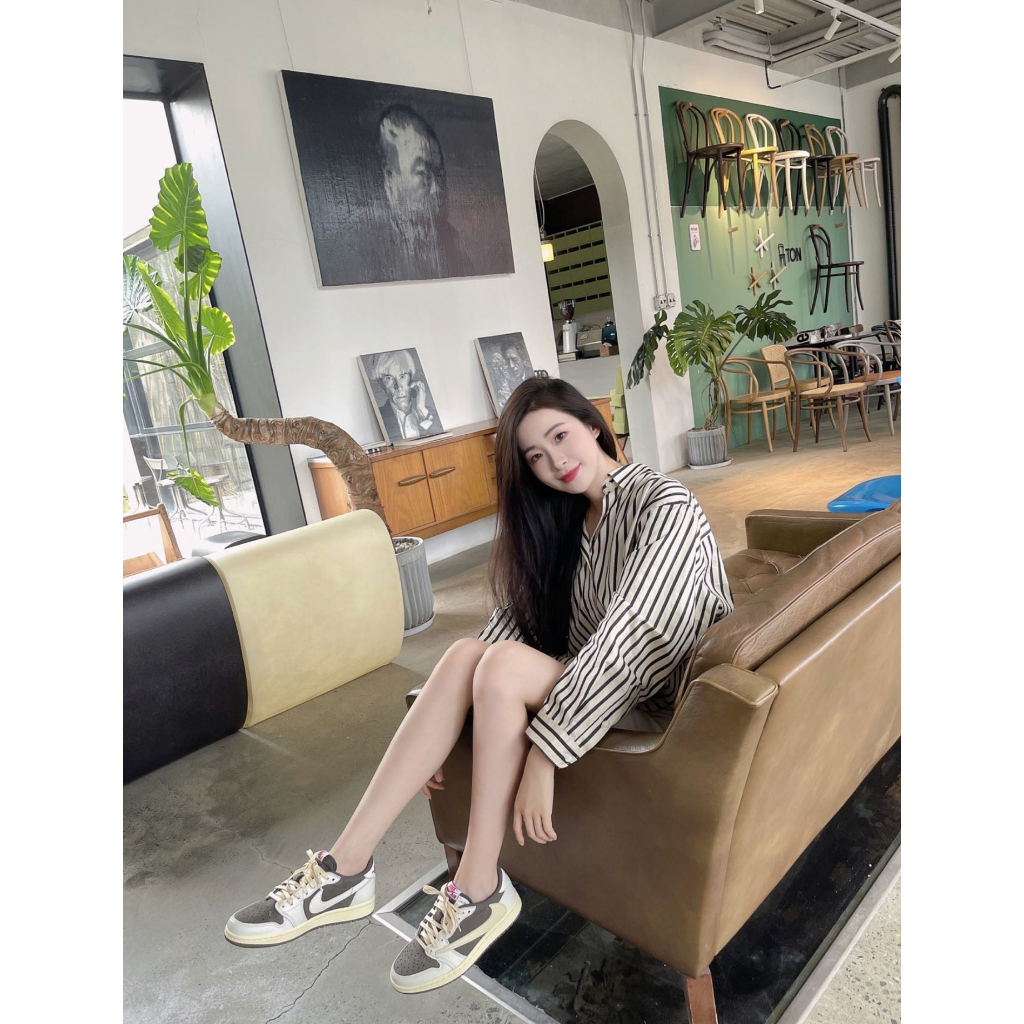 Giày thể thao Nike Jordan 1 barb giày thể thao giày dép thời trang cao cấp vật liệu da bò