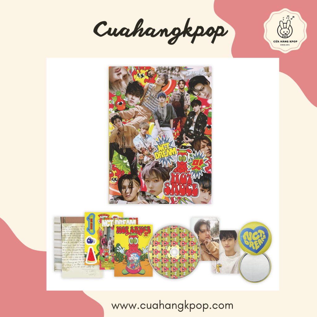 ALBUM NCT DREAM HOT SAUCE có sẵn Cua hang Kpop