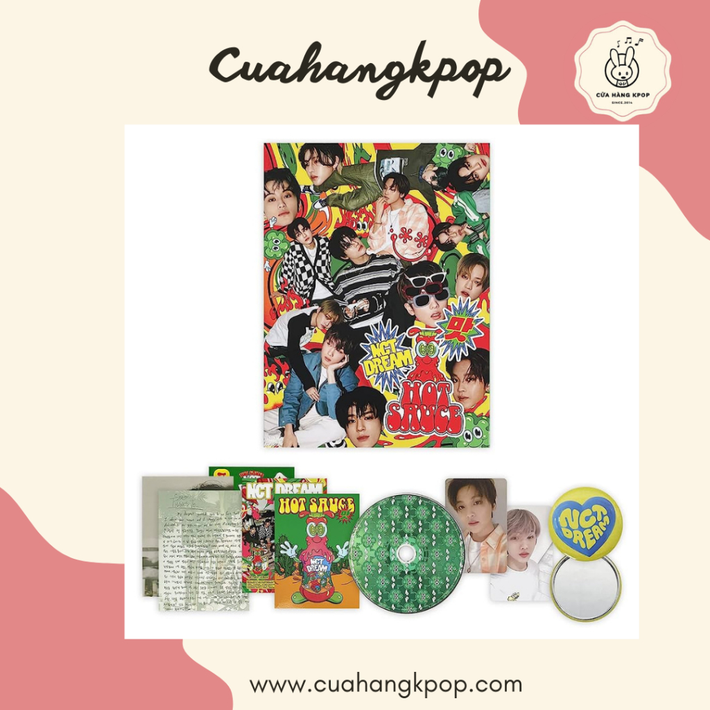 ALBUM NCT DREAM HOT SAUCE có sẵn Cua hang Kpop