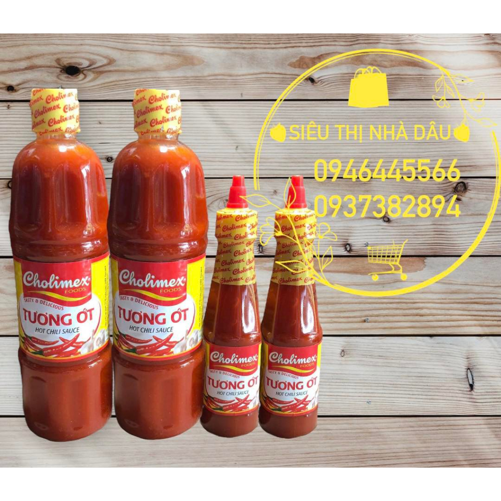 Tương ớt Cholimex đủ kích cỡ