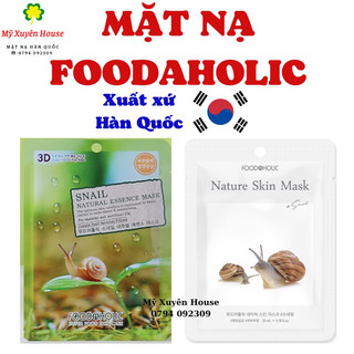 Mặt Nạ Ốc Sên Foodaholic Chính Hãng Hàn Quốc