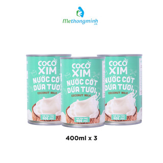 Nước cốt dừa tươi Cocoxim 400ml