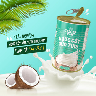 [Combo 3 lon] Nước cốt dừa tươi Cocoxim 400ml