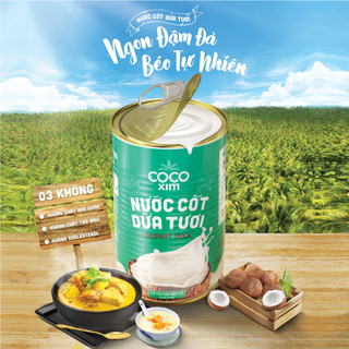 [Combo 3 lon] Nước cốt dừa tươi Cocoxim 400ml