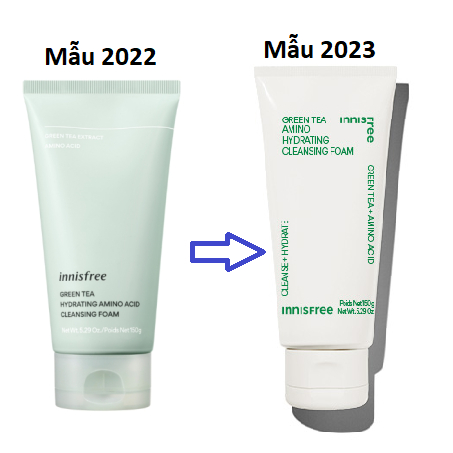 MẪU MỚI DATE 2026_Sữa rửa mặt trà xanh Innisfree [FREESHIP] SRM Innisfree Green Tea Foam Cleanser (150ml)