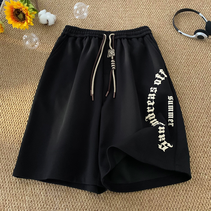 Quần Short FKZ unisex nam nữ in chữ nổi SUMMER chất cotton cao cấp phong cách thể thao mặc thoáng mát co dãn 4 chiều