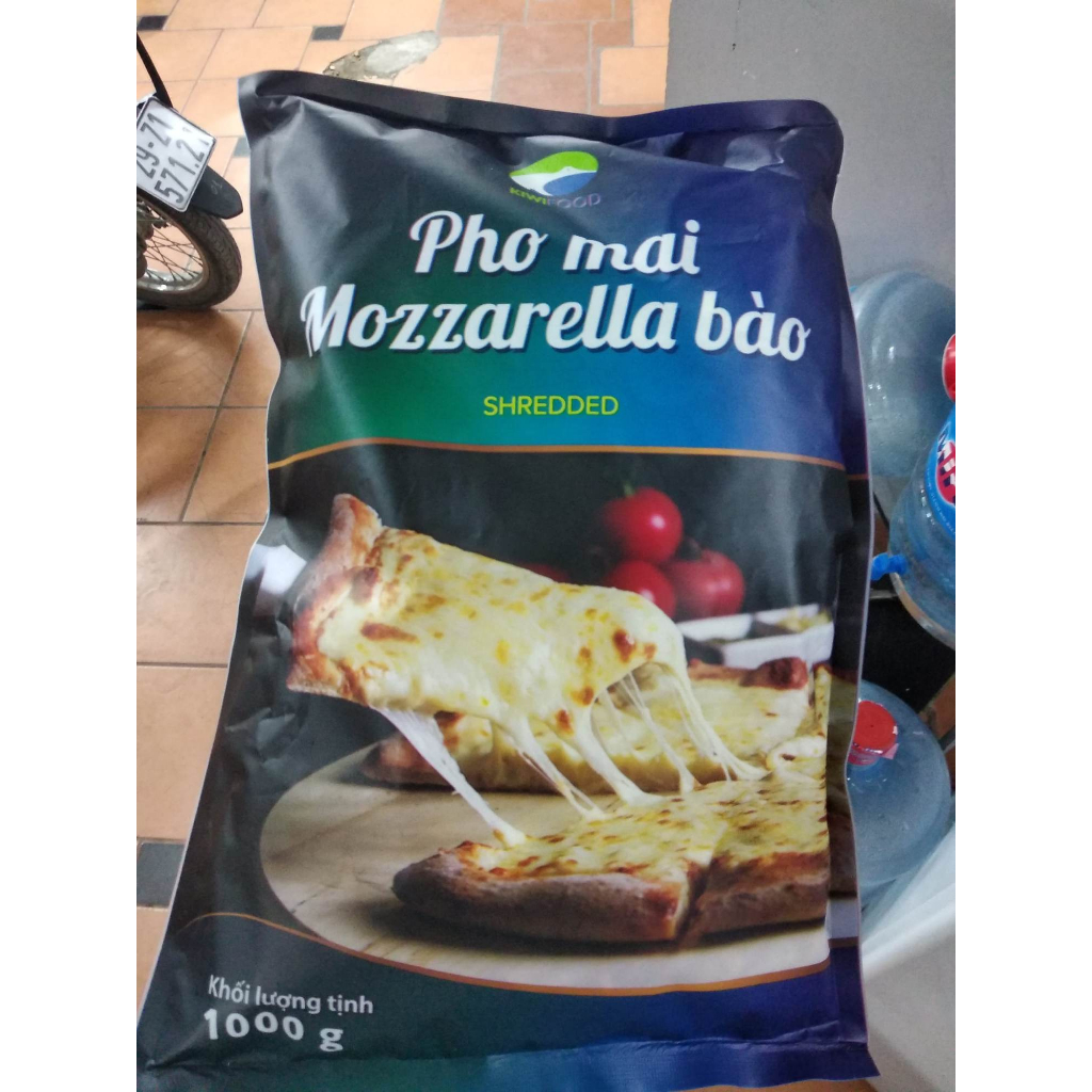 100g Phô mai bào sợi Mozzarella làm pizza 100g