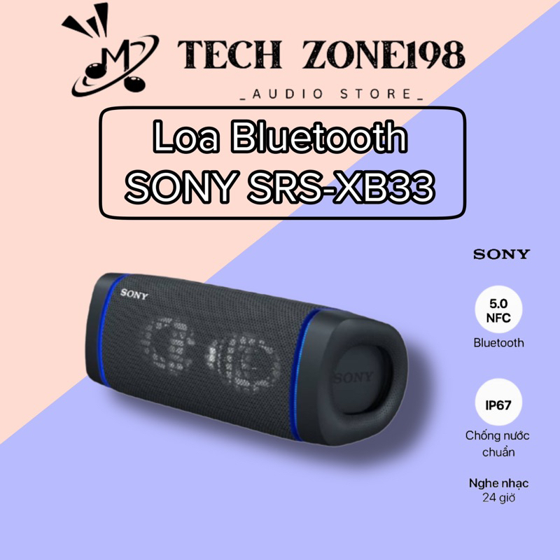 Loa di động Sony XB33- NEW- NO BOX CHÍNH HÃNG