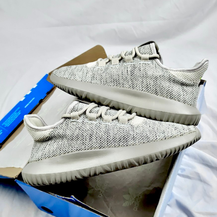Giày thể thao sneaker tubular shadow vàng cát nam nữ siêu nhẹ