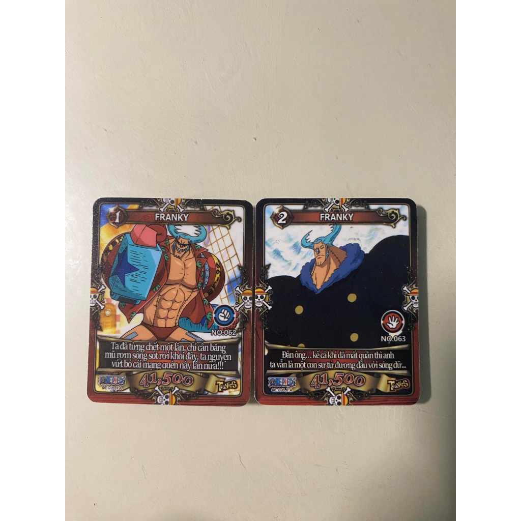 Thẻ toonies one piece Franky