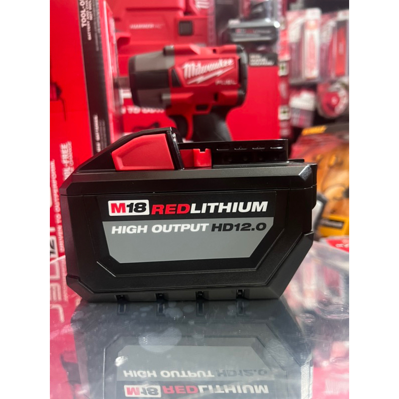 Pin 12Ah //Pin Milwaukee 18V/12.0Ah REDLITHIUM-ION M18HB12