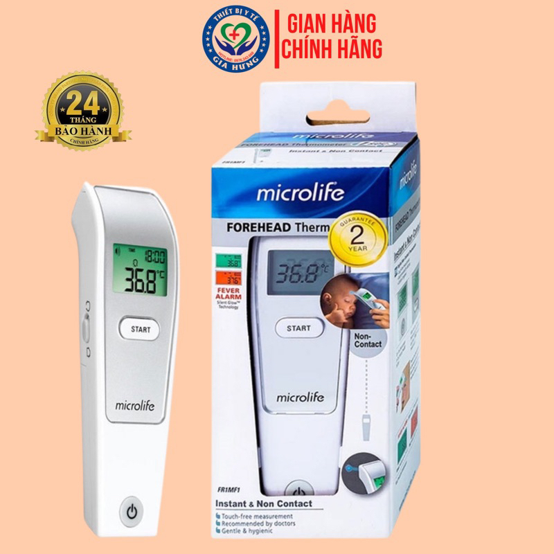 Nhiệt kế điện tử hồng ngoại Microlife FR1MF1 đo trán, đo đa năng kết quả chính xác trong 1s